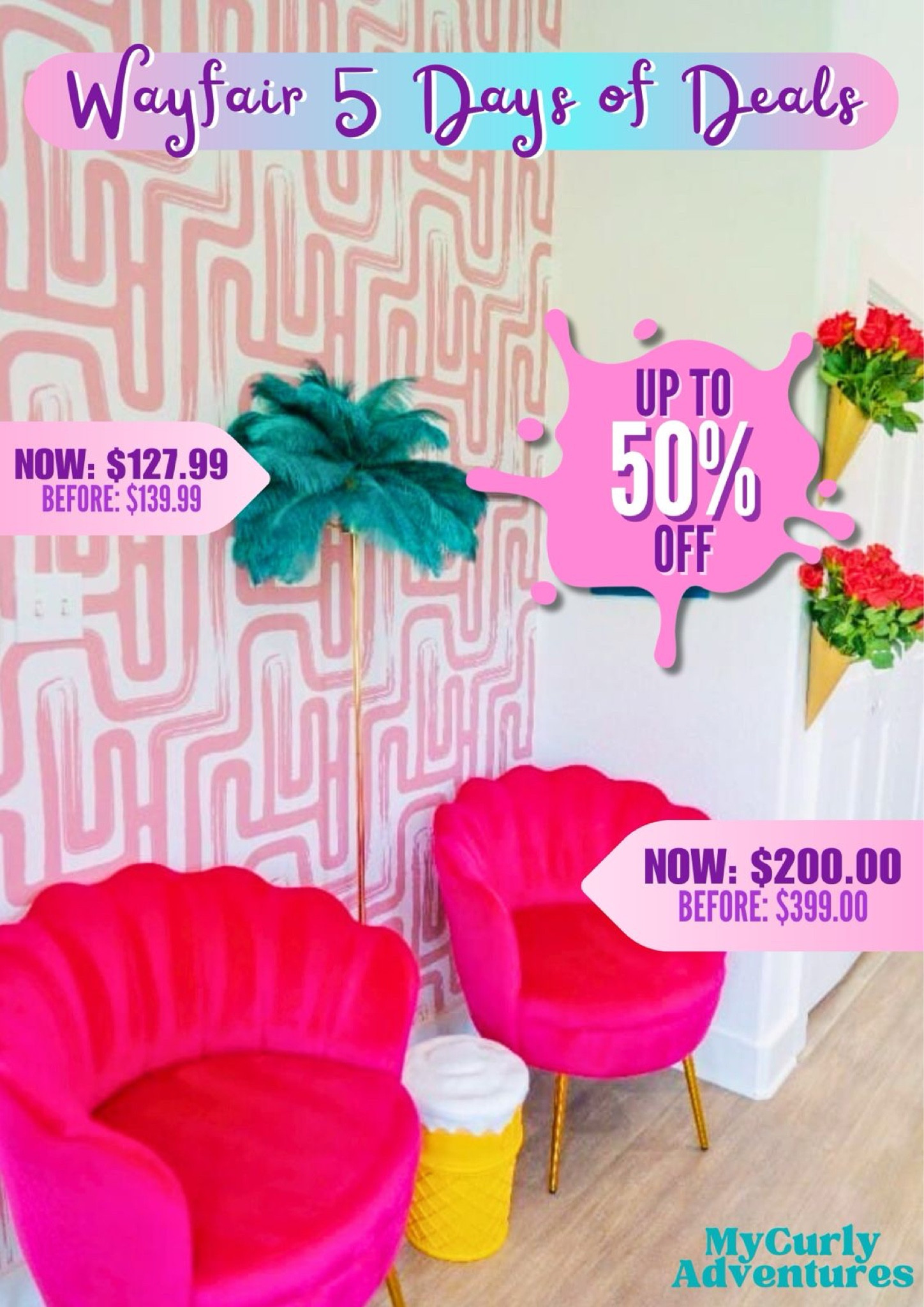 Bring comfort and style to your home with these stylish feather floor lamp and pink barrel velvet chairs with gold metal legs from Wayfair’s 5 Days of Deals!

- big sale, bedroom design, bedroom makeover, living room design, modern home decor, home styling, home design inspiration, home ideas, best interior design, home accessories, furniture, house decor, fall decor, holiday decor, home accents, home styling, home design, home improvement, Wayfair Sale, Wayfair Furniture Sale, Wayfair Deals of the Day

#LTKWayfair

#LTKStyleTip #LTKFamily #LTKSaleAlert #LTKHome