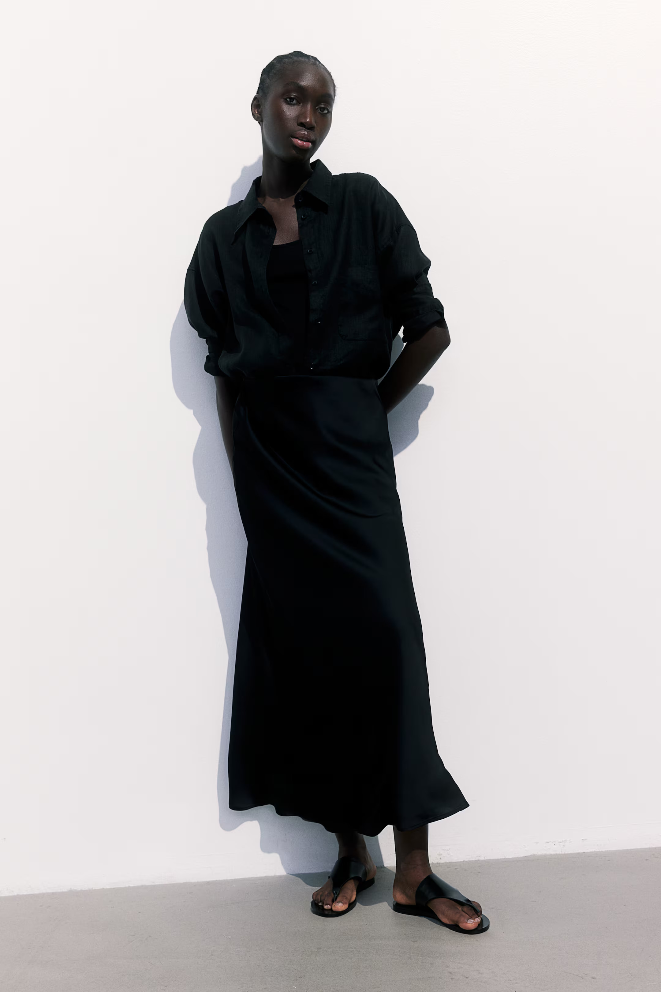 MAMA Falda slip de satén | H&M (FR, IT, ES, PT, BE)