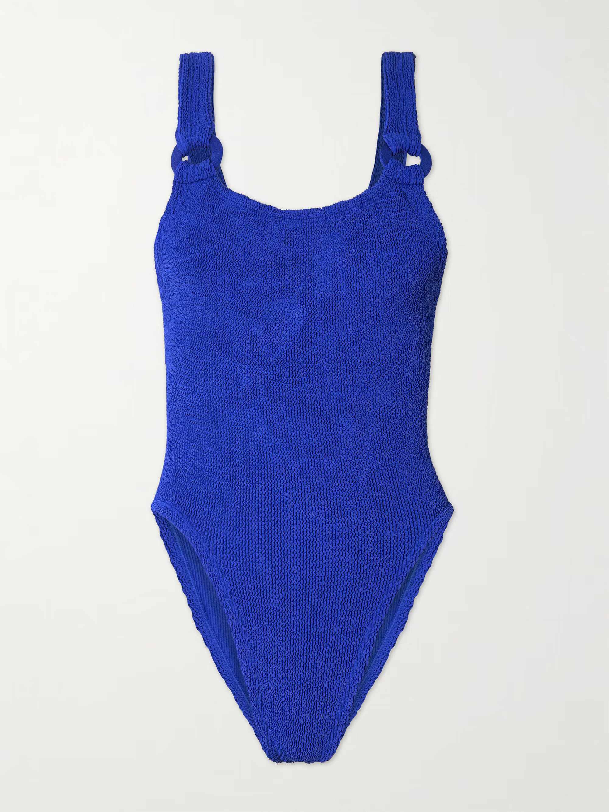Domino embellished seersucker swimsuit | NET-A-PORTER APAC