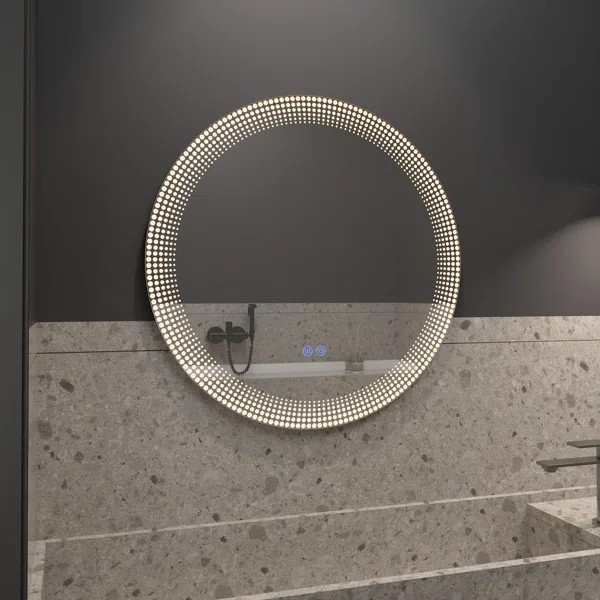 Byran Anti-Fog Frameless Lighted Bathroom Mirror | Wayfair North America