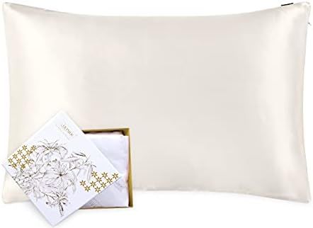 Amazon.com: LilySilk Silk Pillowcase for Hair and Skin Queen-100% Mulberry Silk 19 Momme Both Sid... | Amazon (US)