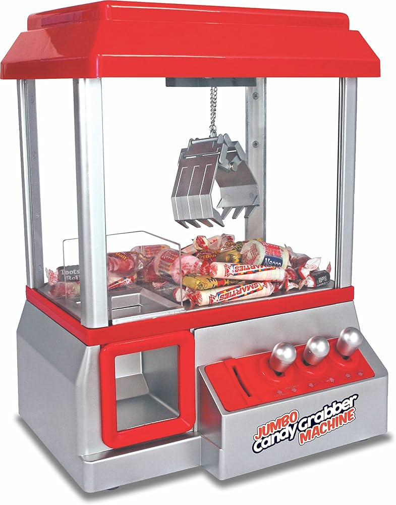 Electronic Jumbo Arcade Claw Machine Mini Candy Prize Dispenser Game with Sound | Amazon (CA)