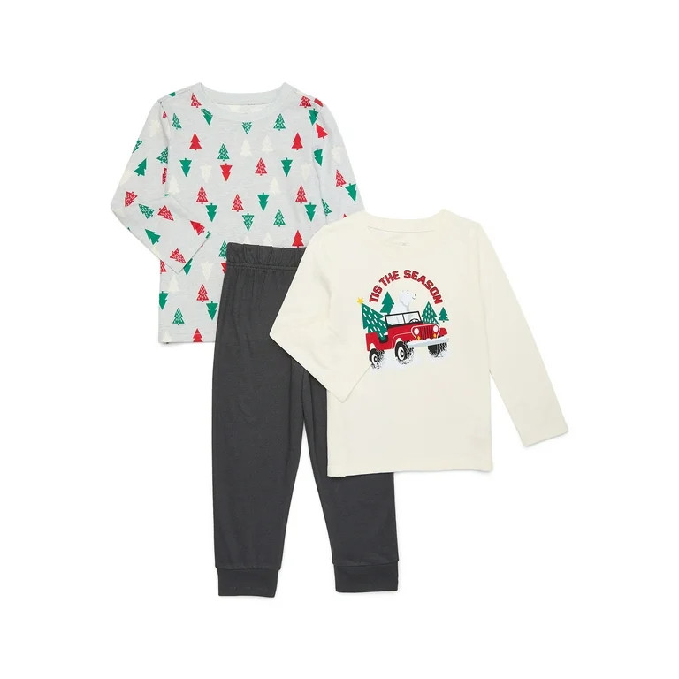 Garanimals Toddler Boys Christmas Holiday Outfit Set, 3-Piece, Sizes Sizes 12M-5T - Walmart.com | Walmart (US)