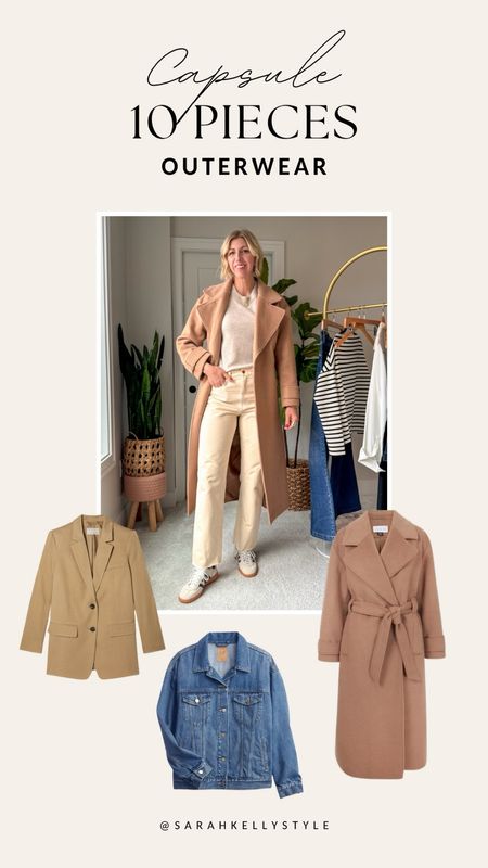 10 piece capsule outerwear options at different price points 

#LTKstyletip #LTKover40 #LTKSeasonal