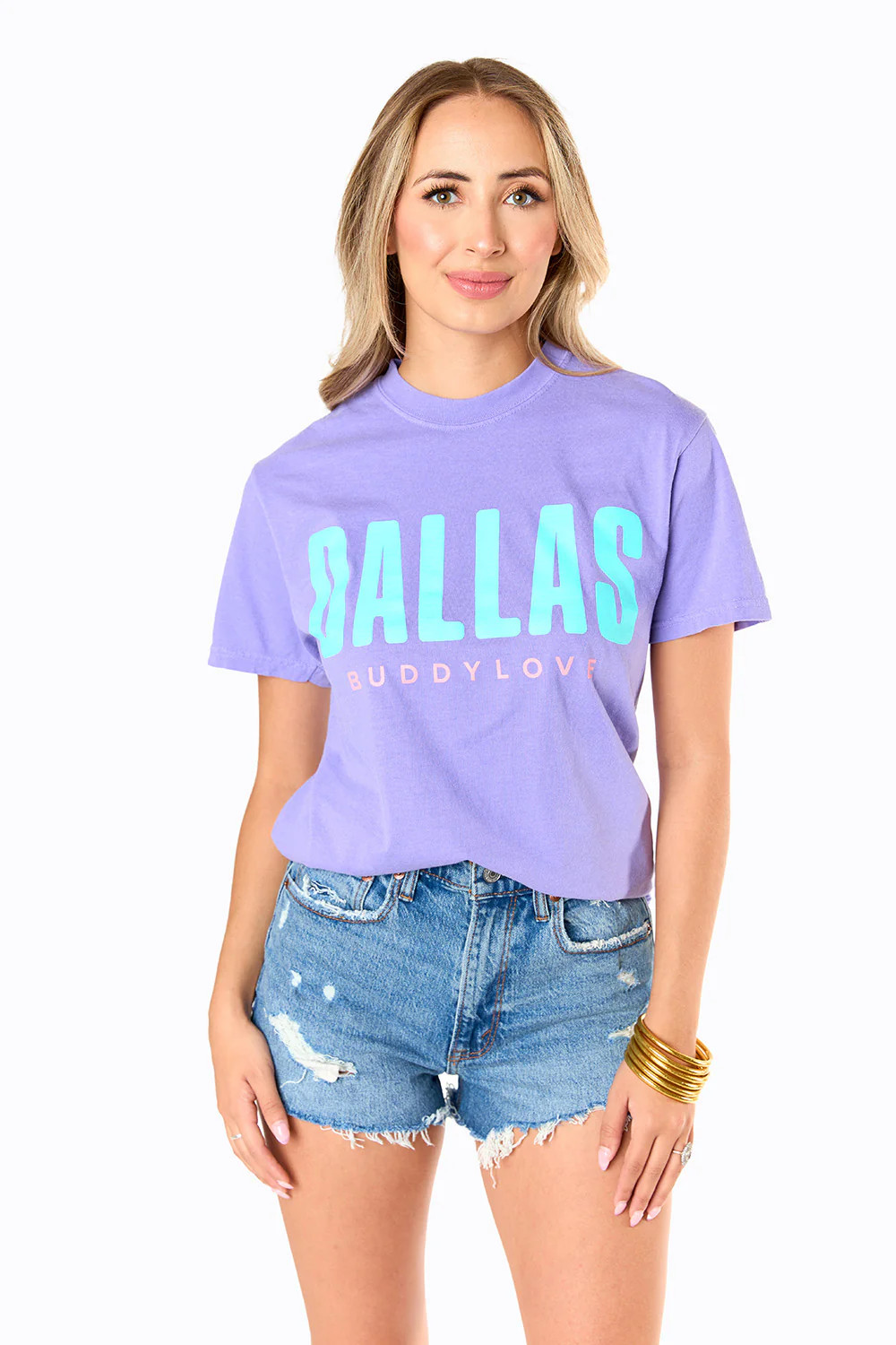BuddyLove X Comfort Colors | Dallas Graphic Tee | Violet | BuddyLove