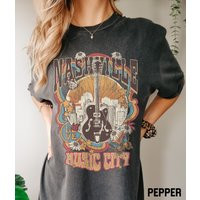 Comfort Colors Nashville Music City Shirt, Tennessee Tee, Graphic Girls Trip Weekend Shirts, Country Concert Tshirt | Etsy (US)