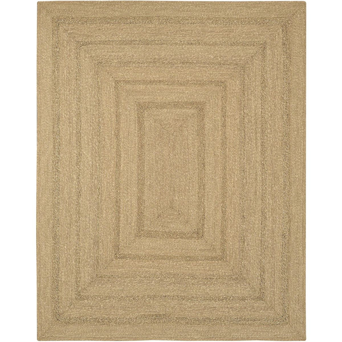 Nourison Natural Woven Seagrass Indoor Outdoor Area Rug Natural 8' x 10' | Target