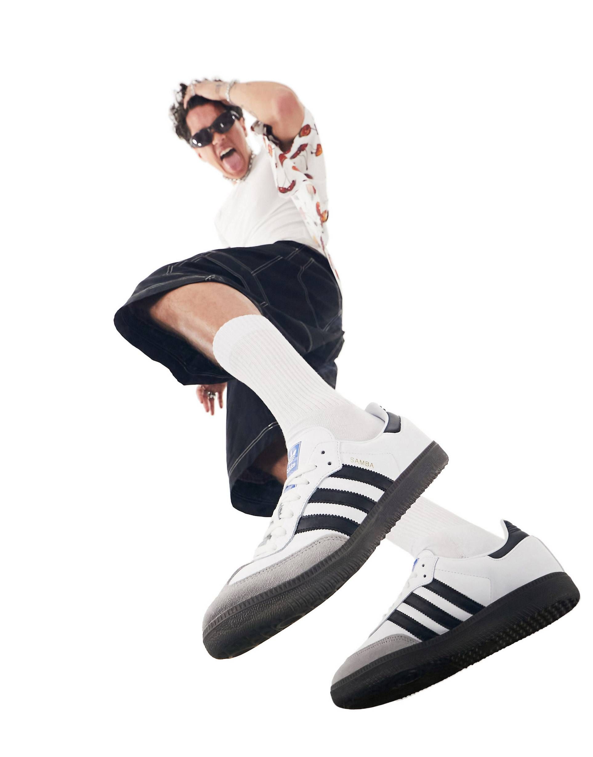 adidas Originals Samba OG trainers in white | ASOS (Global)