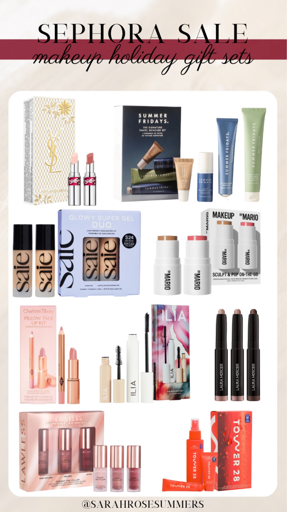 Sephora Sale makeup holiday gift sets. Use code savings at checkout. Christmas gift for her. Stocking stuffer 

#LTKSaleAlert #LTKGiftGuide #LTKBeauty
