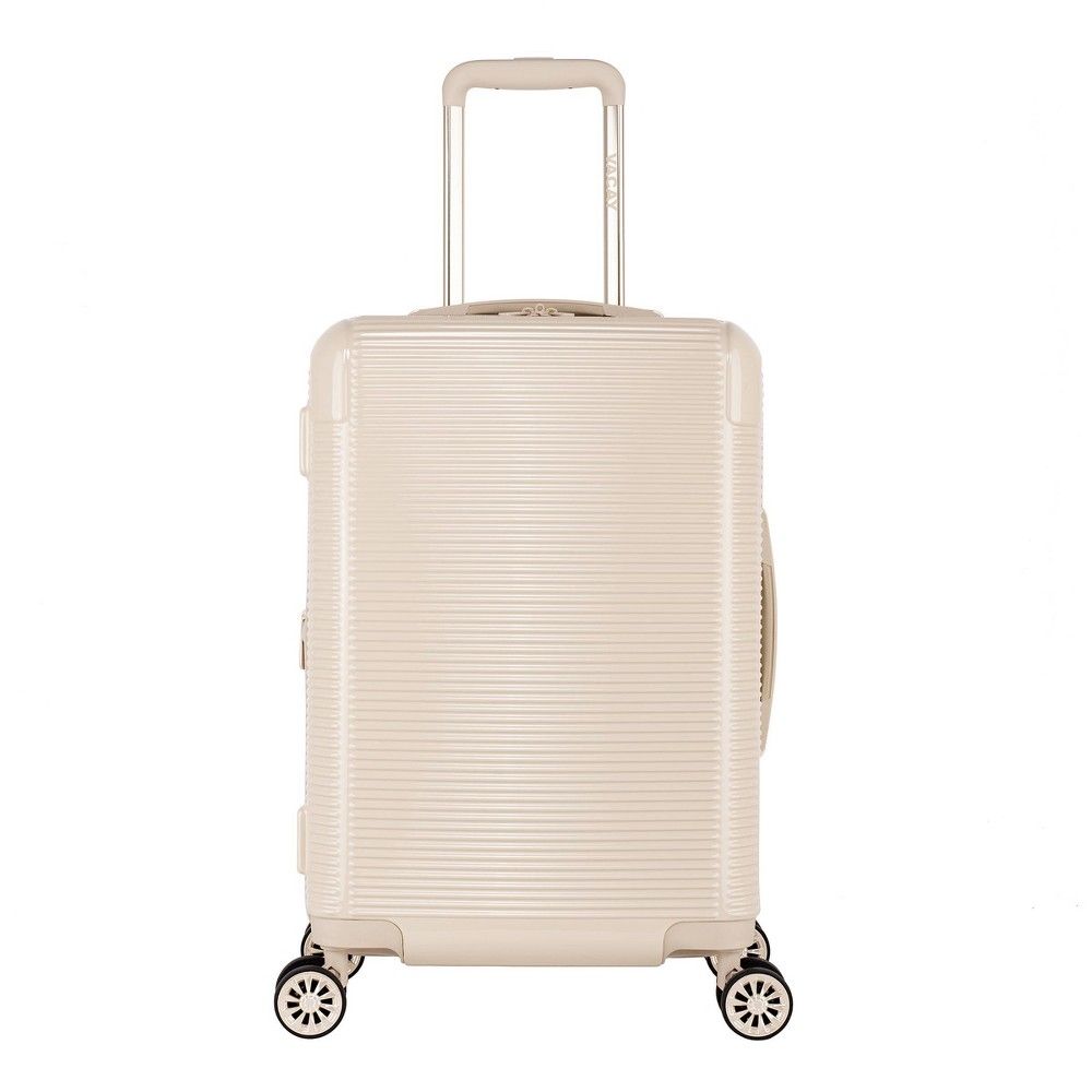 Vacay Hardside Carry On Spinner Suitcase - Champagne, Beige | Target