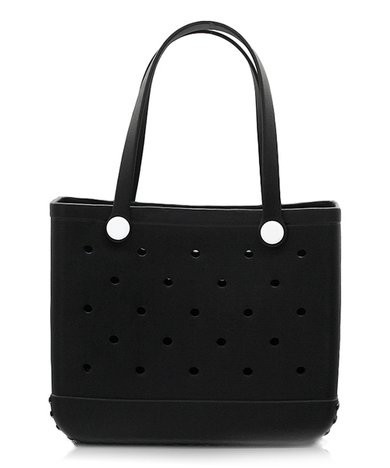 Boolore Black Cutout Beach Travel Storage Tote | Zulily