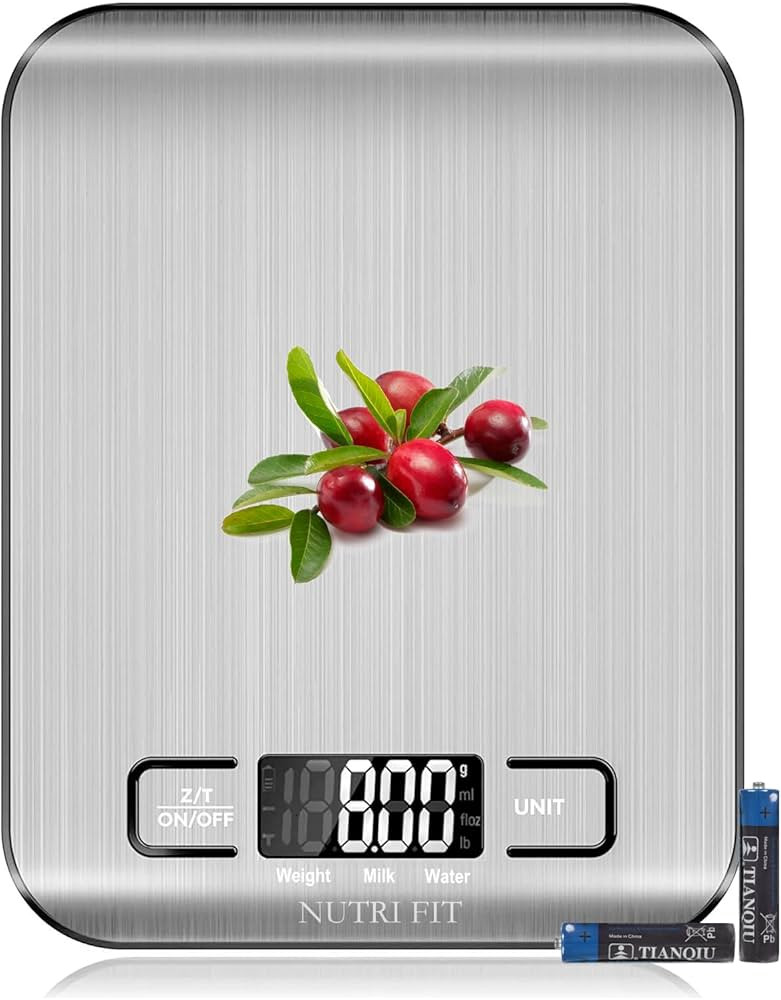 Food Scale, Kitchen Scales Digital Weight Food Grams and Ounces for Weight Loss Baking Cooking of... | Amazon (US)