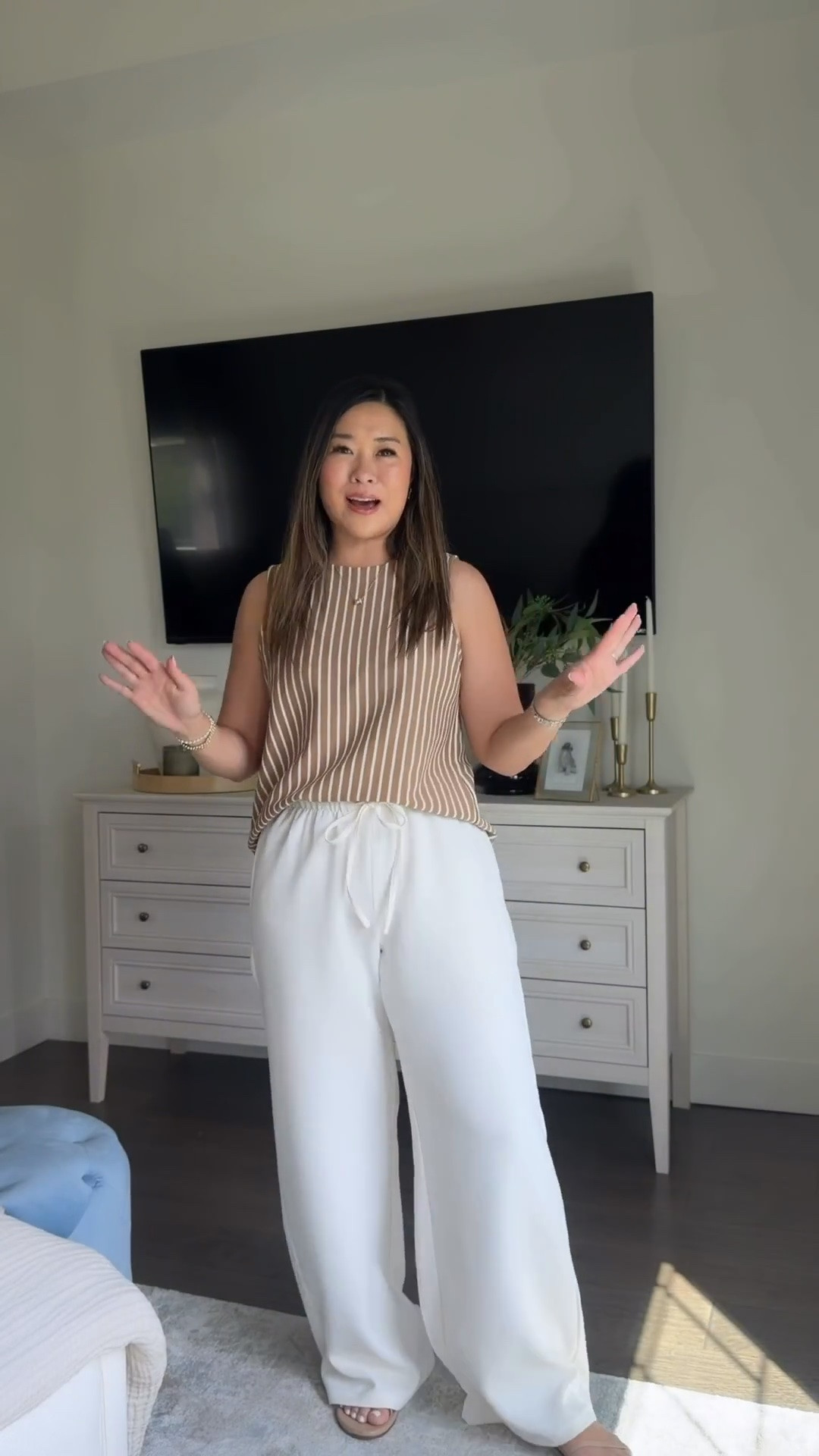 I love this comfortable and stylish outfit! The pants remind me of a more expensive brand and they are just so chic! Perfect for taking from brunch to work! I am 5’4” wearing 29” inseam but they come in different inseam lengths and lots of colors!!

Look for less, wrinkle free pants, affordable fashion, easy ootd, outfit idea

#LTKootd #LTKSeasonal #LTKPetite
