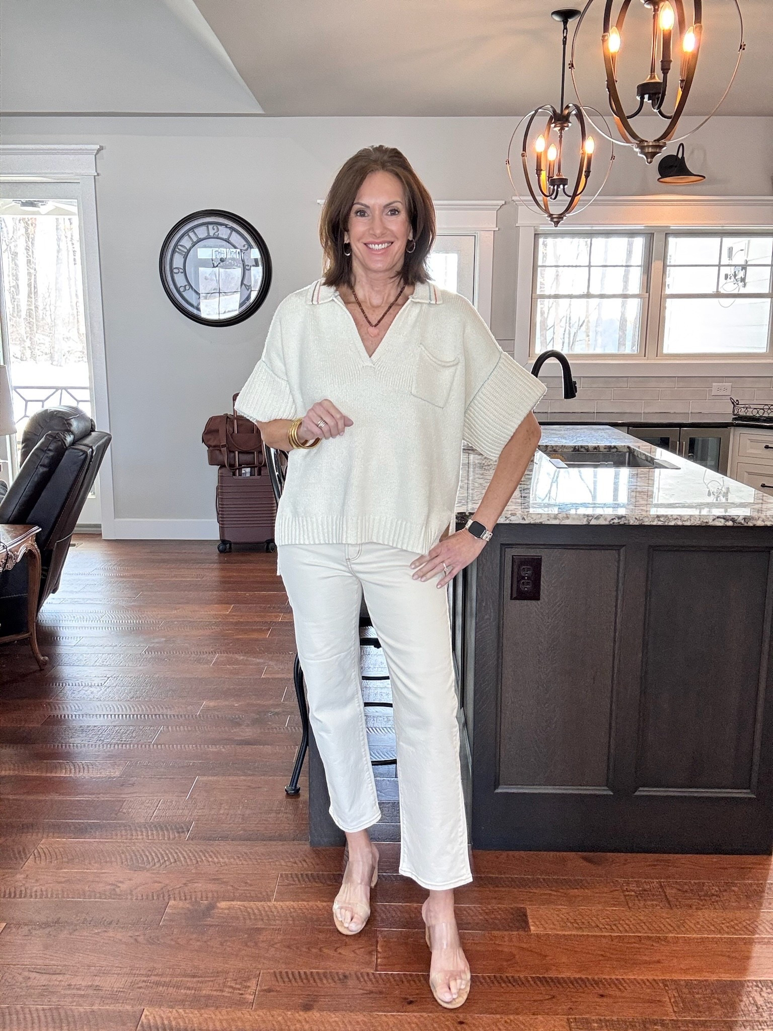 Spring transitional outfit inspo! Wearing a size medium/large for the top, 6/8 for pants, and a 10 in my shoes! 
-
-
- 

Women’s fashion, outfit inspo, outfit ideas, what to wear for, fashion over 40, fashion over 50, fall outfit ideas, winter fashion, winter styles, winter outfits, winter outfit inspo, trending fashion, chic style, winter to spring outfits, winter to spring style, winter to spring transition outfits, spring outfits, spring fashion, spring style,  women’s winter outfit, women’s spring outfit

#LTKOver40 #LTKSeasonal #LTKootd