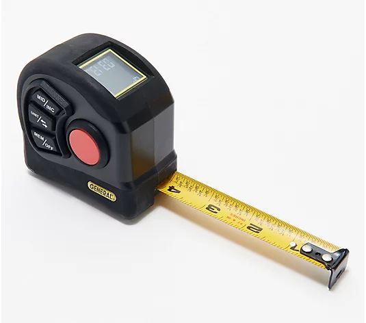 General Tools 16 ft. Digital Tape Measure - QVC.com | QVC