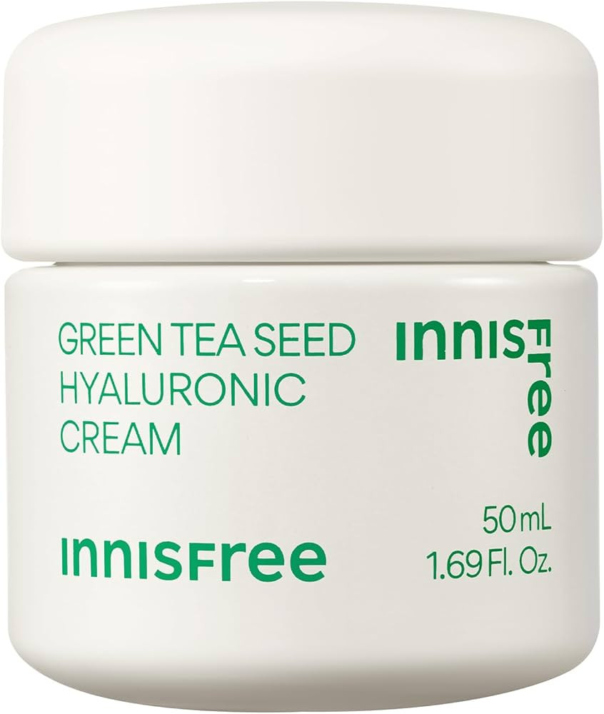 innisfree Green Tea Seed Hyaluronic Acid Cream With Barrier Boosting Complex and Ceramide, Korean... | Amazon (US)