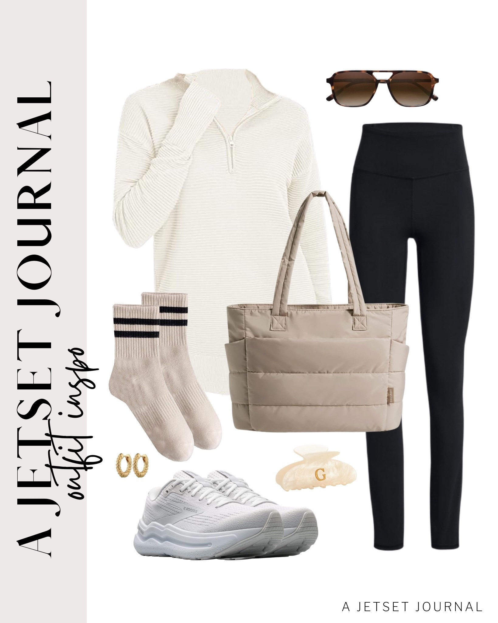 Leggings, a sweater, and sneakers make a simple outfit that’s cute and comfy!
half zip sweater, puffy laptop tote bag, running shoes, cute hair clips, casual look, vacation style, winter style, makeup must have, beauty favorite, transitional outfit, functional bag, amazon fashion, affordable style

#LTKSeasonal #LTKU #LTKFindsUnder50