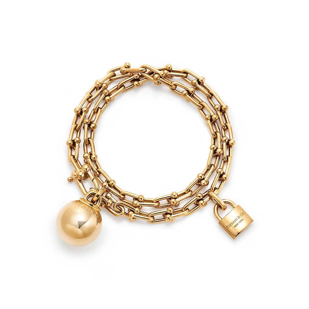 Tiffany City HardWear wrap bracelet in 18k gold, medium. | Tiffany & Co. | Tiffany & Co. (UK)