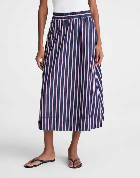 Midi Circle Skirt in Poplin | Madewell