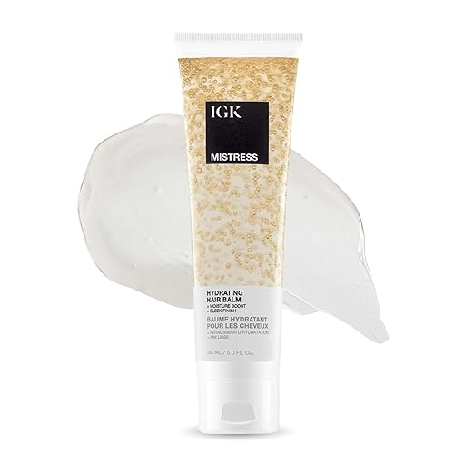 IGK Mistress Hydrating Hair Balm | Leave-In Conditioner + Smoothing Styling Cream | Frizz Control... | Amazon (US)