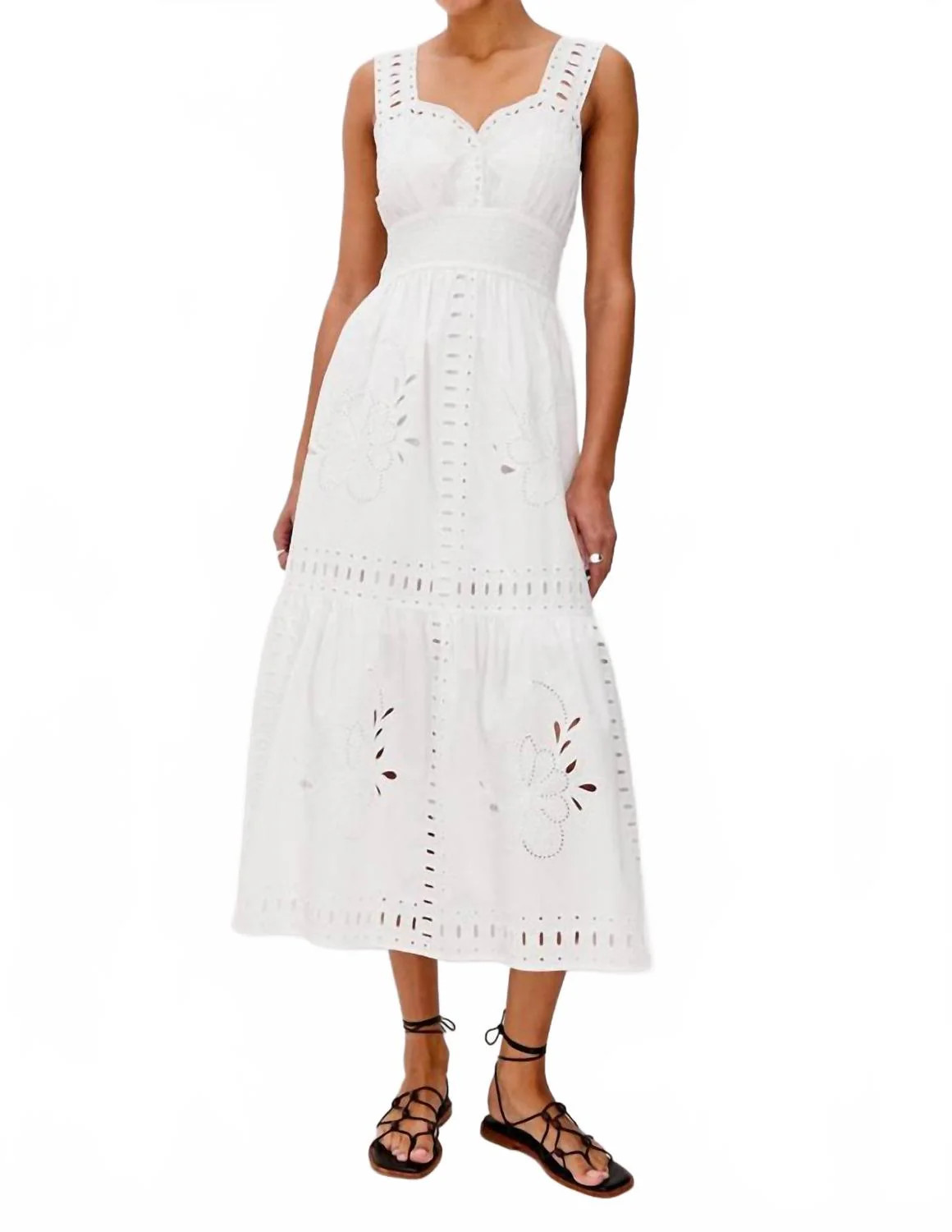 Fawn Dress In White | Shop Simon