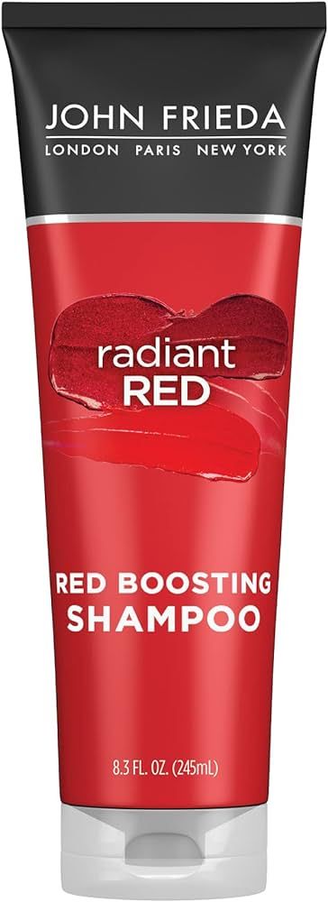 John Frieda Radiant Red Red Boosting Shampoo, Daily Shampoo, Helps Enhance Red Hair Shades, 8.3 O... | Amazon (US)