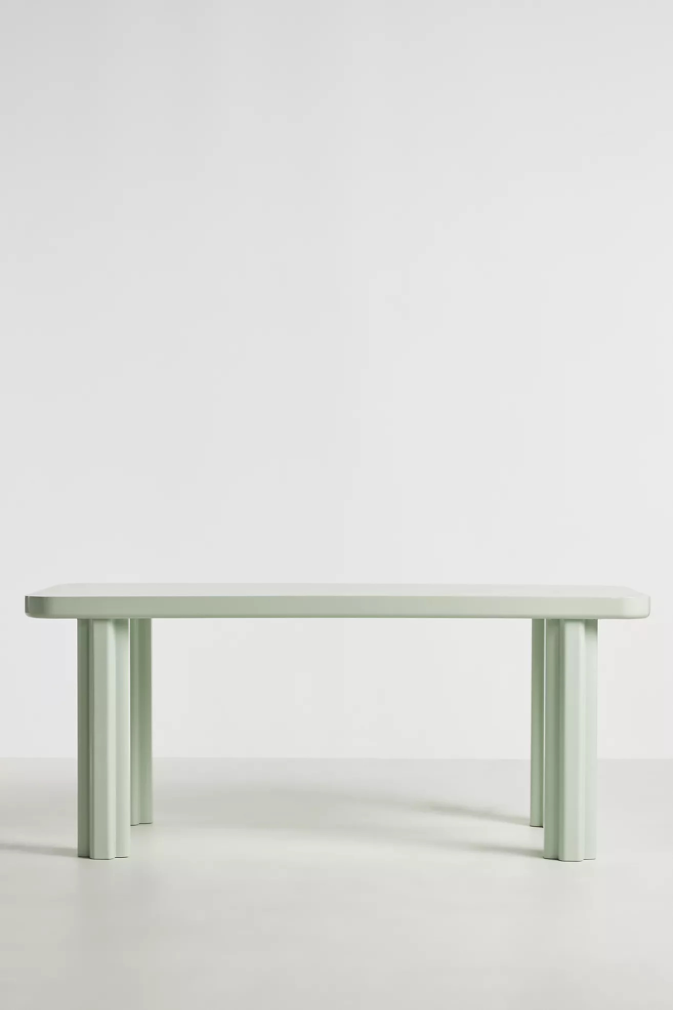 Winton Rectangular Lacquered Wood Dining Table | Anthropologie (US)