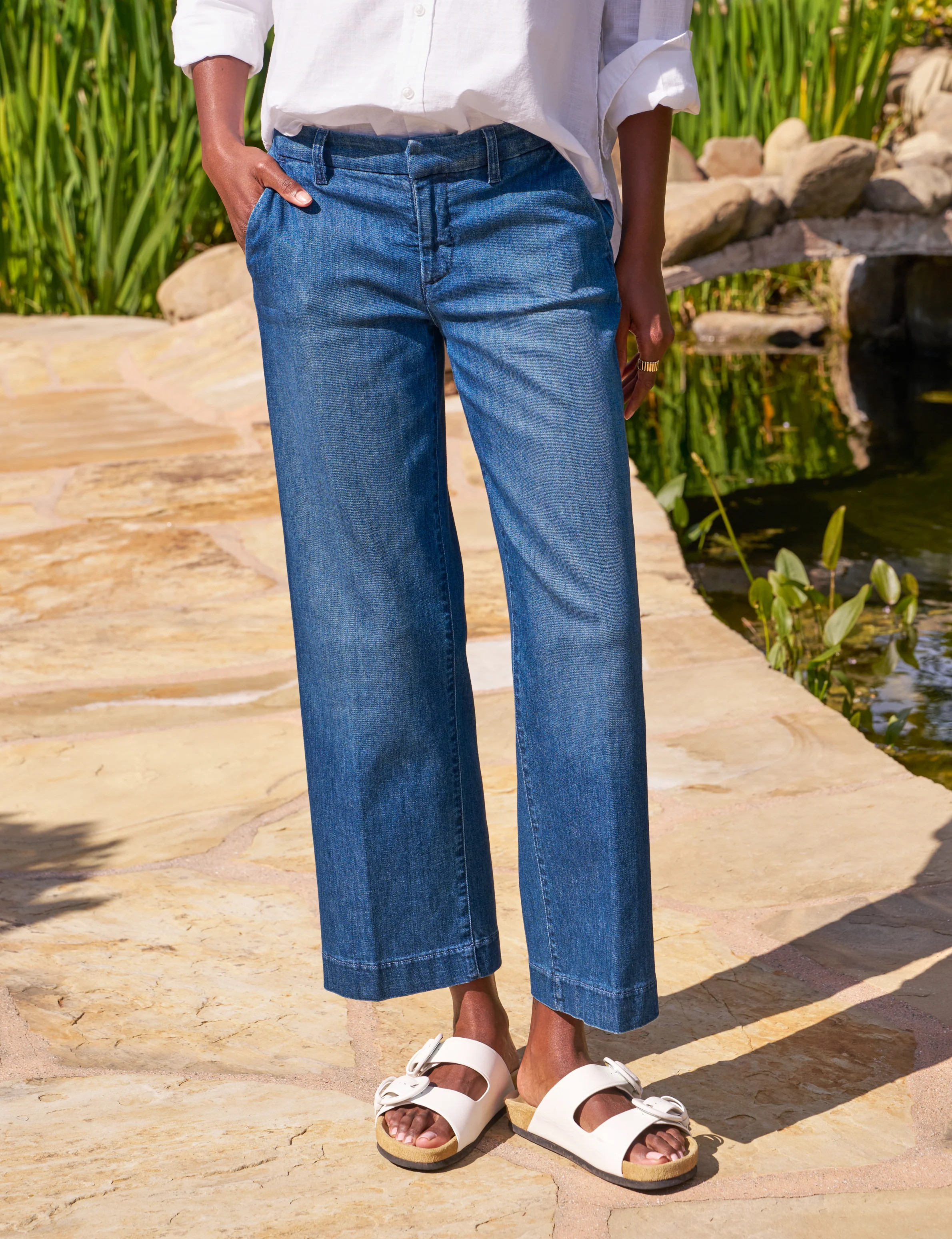 WESTPORT 1984 Wash, Italian Dream Light Denim | Frank & Eileen