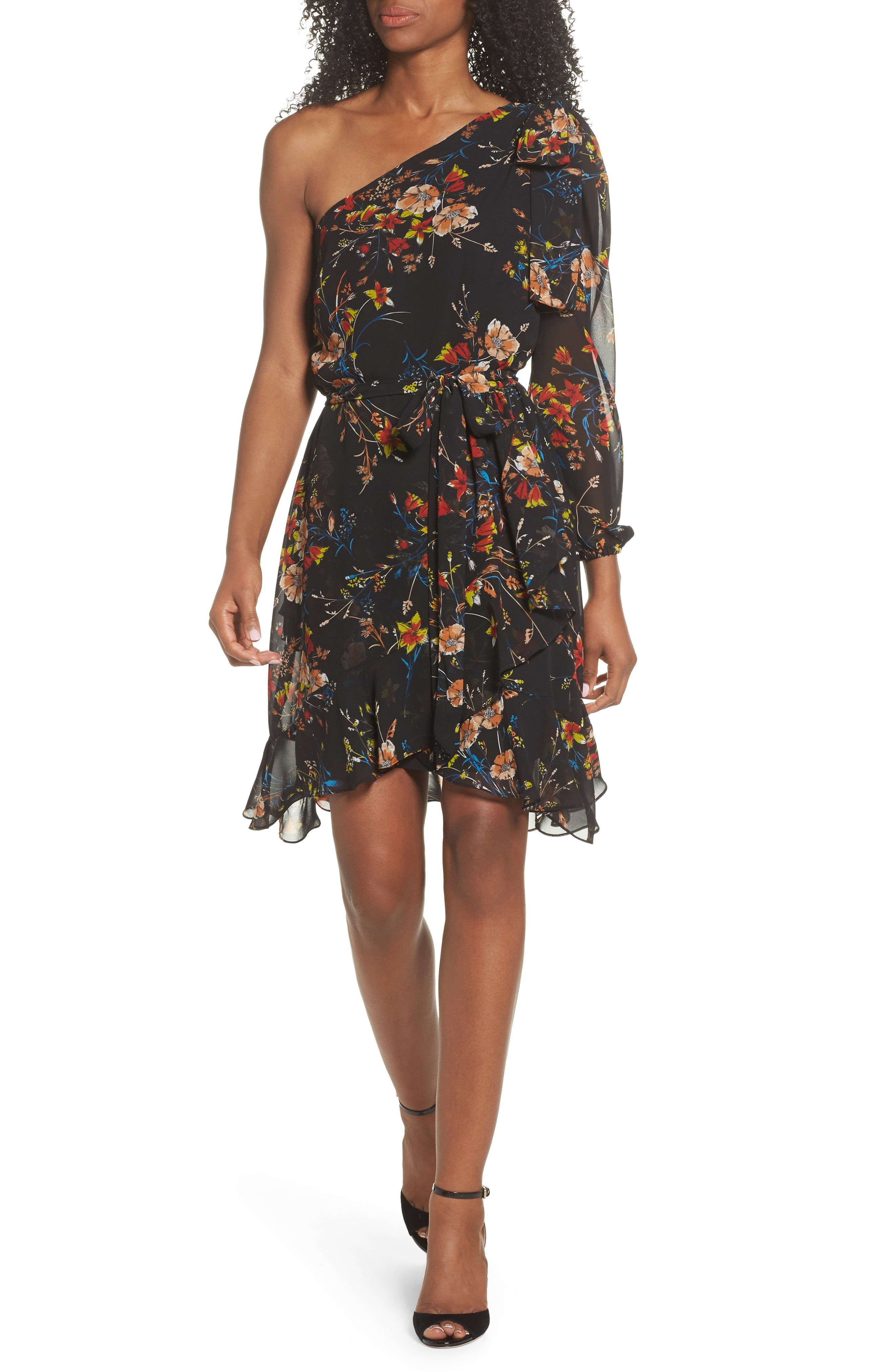 Garden Vine One-Shoulder Dress | Nordstrom