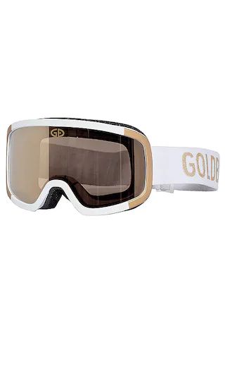 Eyecatcher Goggles in White & Gold | Revolve Clothing (Global)