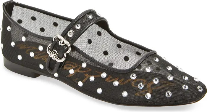 Michaela Shine Mary Jane Flat (Women) | Nordstrom