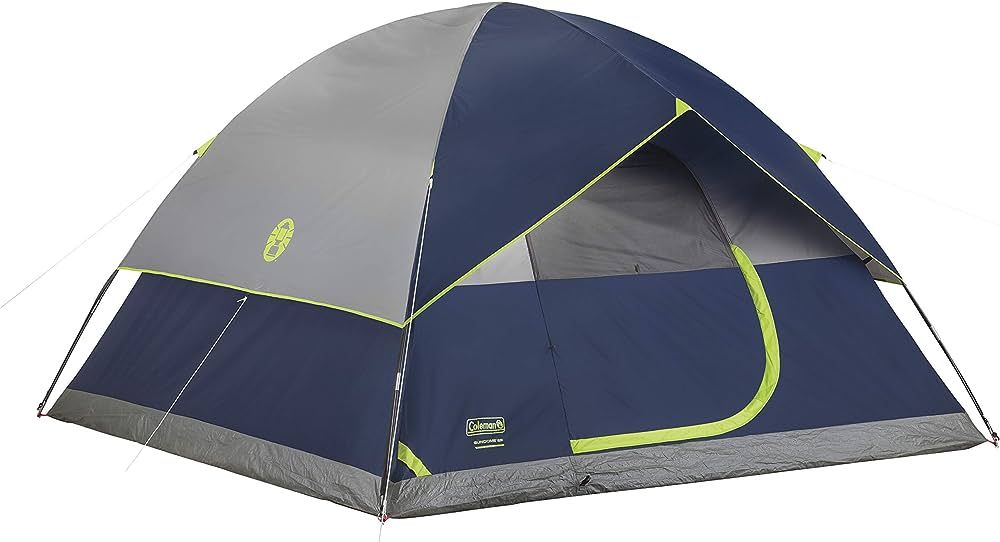 Coleman Sundome Camping Tent, 2/3/4/6 Person Dome Tent with Easy Setup, Included Rainfly and Weat... | Amazon (US)