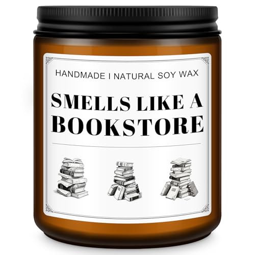 RIZOOCE Book Lovers Candle Gifts, Funny Gift Ideas for Book Lovers, Birthday Bookish Presents for Readers Librarian Bookworms -Old Book Candles | Amazon (US)