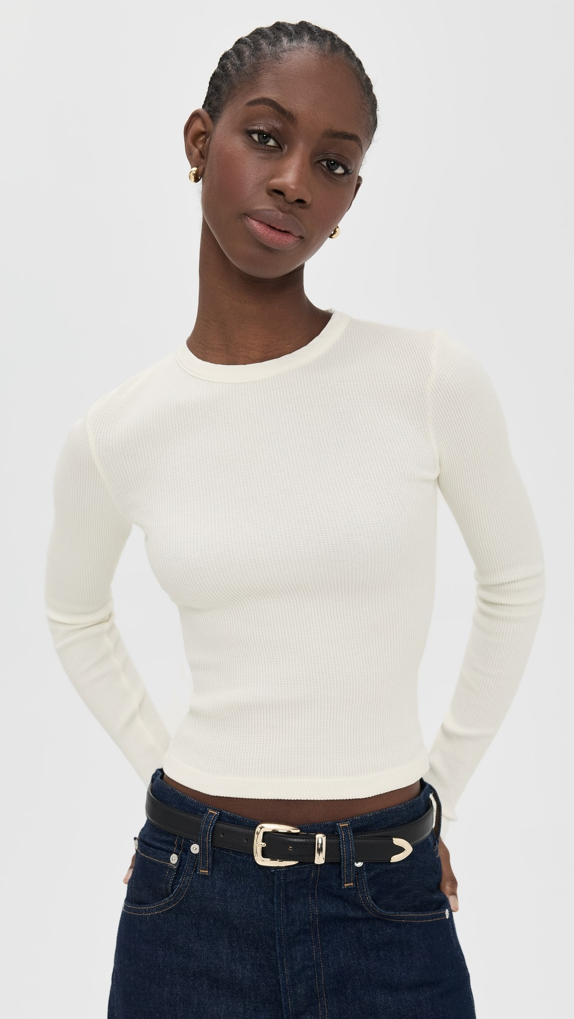 Pilar Waffle Crewneck | Shopbop