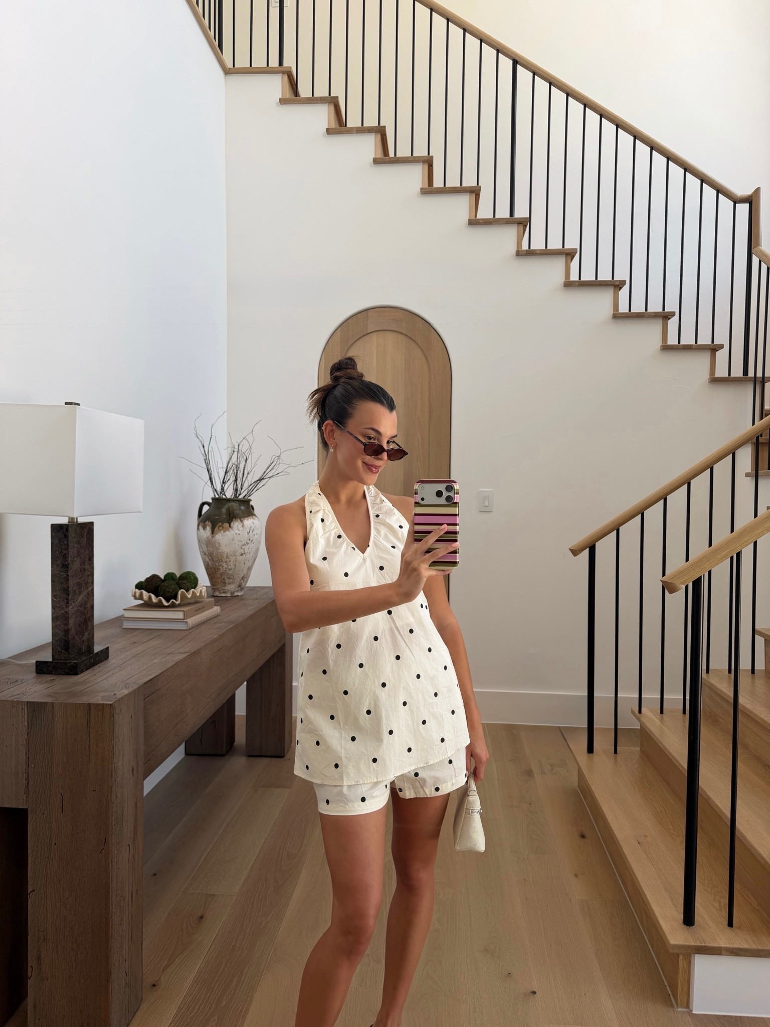 Summer set!! 🤍

Zara finds, Amazon finds, summer essentials, matching set, sunglasses, travel outfit inspo, Europe, date outfit, Abercrombie, aritzia, polka dots