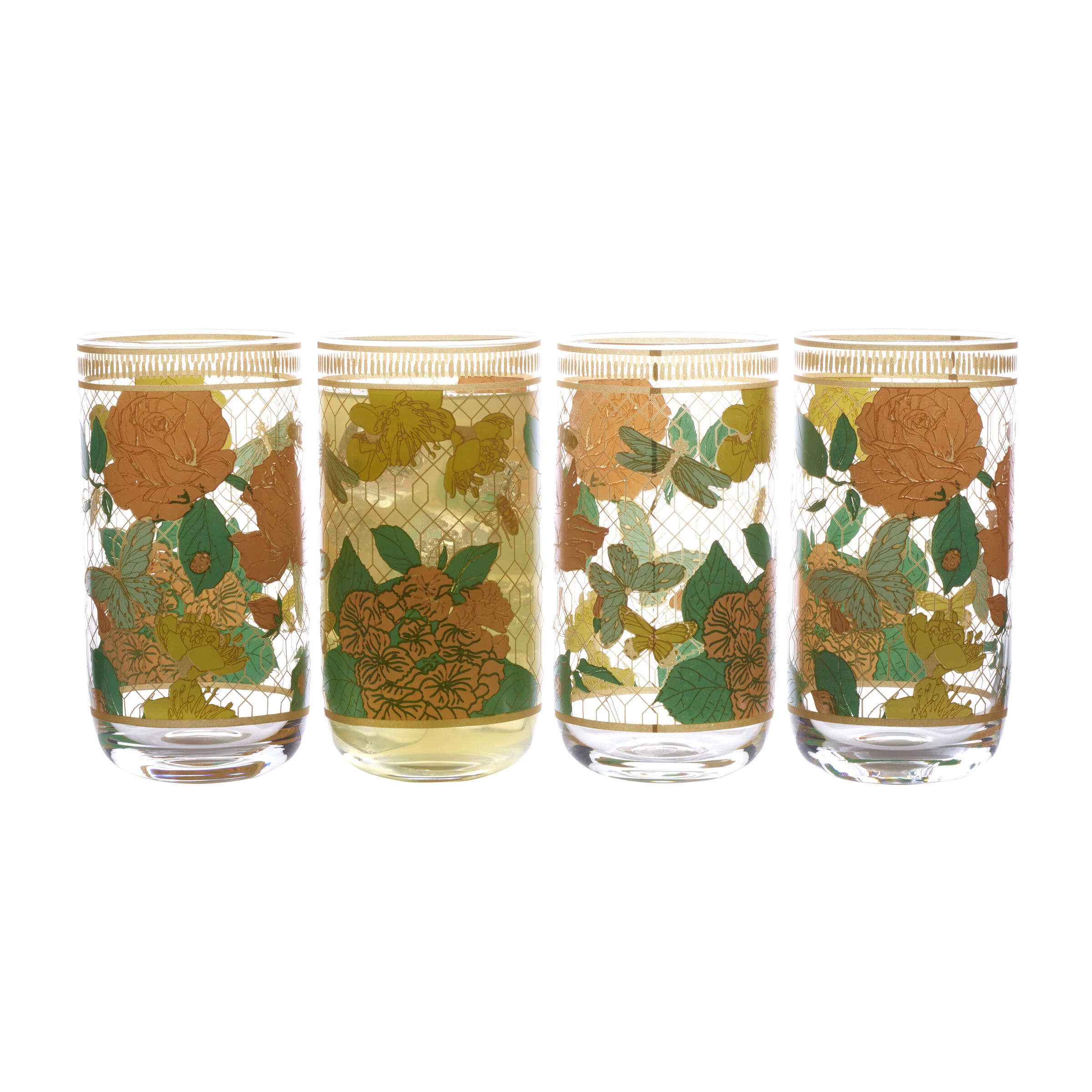 Vintage Vibe Highball Glasses | Wayfair North America