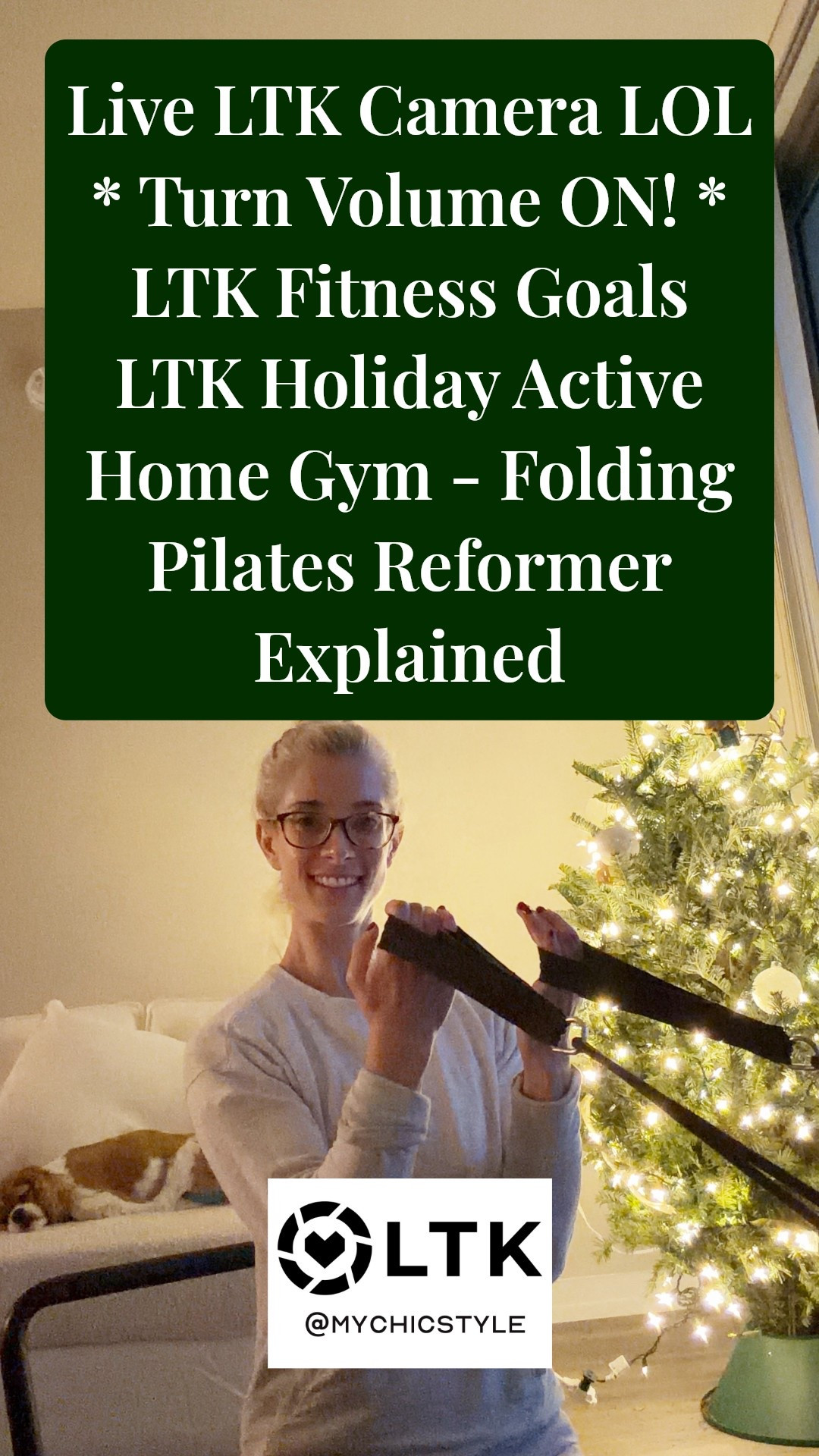 Live LTK Camera LOL
* Turn Volume ON! * LTK Fitness Goals - LTK Holiday Active for Home Gym - Folding Pilates Reformer
[Explained] see my small space friendly home gym Pilates reformer machine in action! Drop a comment if you’re looking for Fitness gifts for the new year or for Christmas! Happy workout!

#LTKActive #LTKfitnessgoals #LTKHome