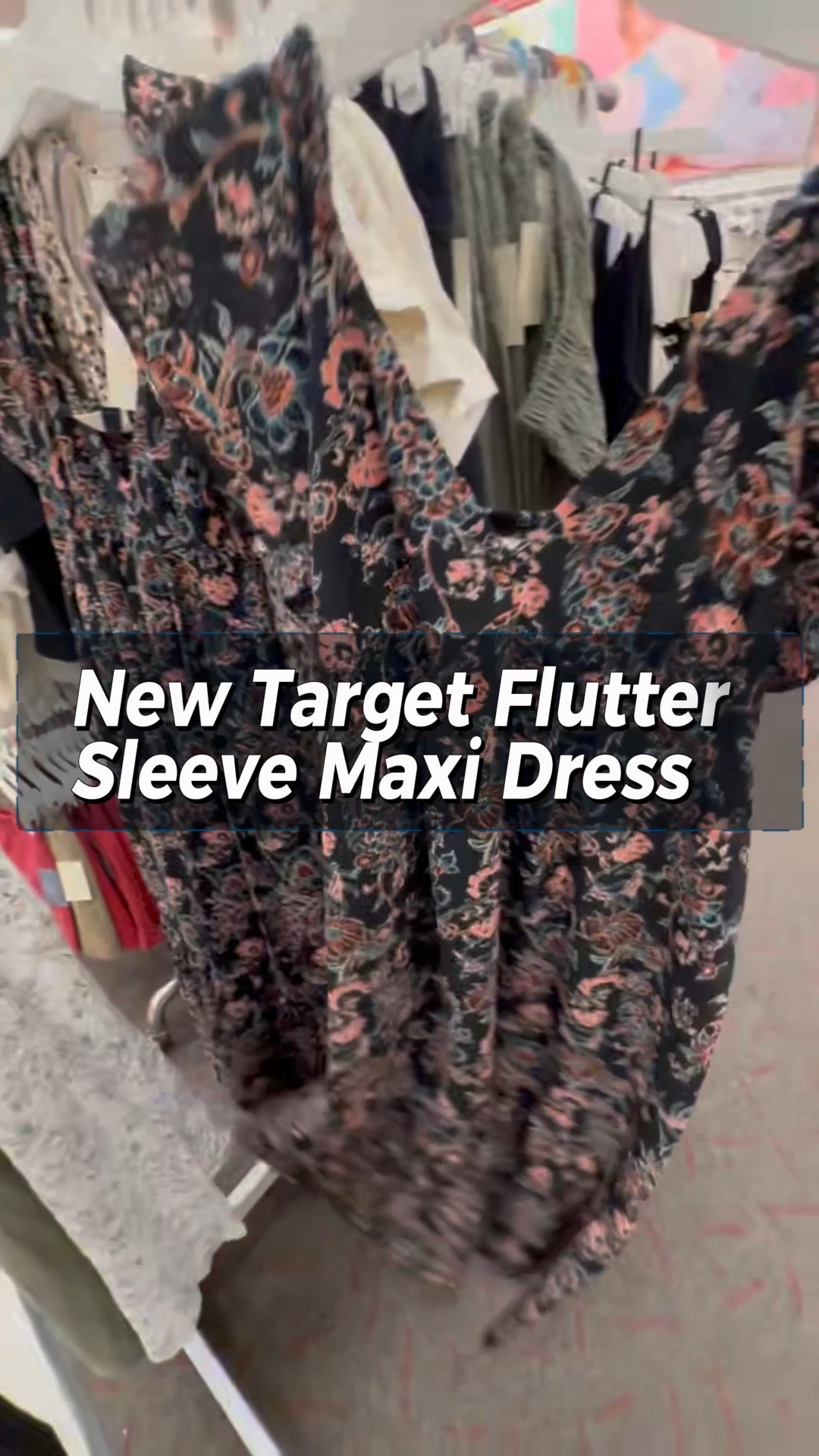 Happy Monday!☺️ LIKE and comment "SHOP” to have link sent directly to your messages. 30% Off Dresses, skirts, & shorts!!🙌🤩 I love this New maxi dress with the flutter sleeves in this black floral!!😍 Do you like maxi dresses?🤔

#summerfashion #targetfinds  #summerdress #targetmomof10 #target #targetstyle #summerstyle #summerfashion #maxidresses #momstyle #targetdress #vacationdress #fluttersleevedress #newattarget 
Summer date night, travel outfit, brunch dress 



#LTKOver40 #LTKPlusSize #LTKMidsize