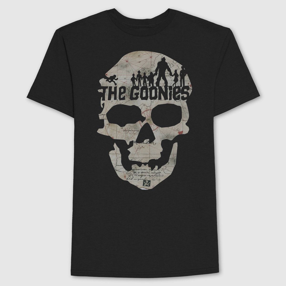 Men's The Goonies Short Sleeve Graphic T-Shirt - Black | Target