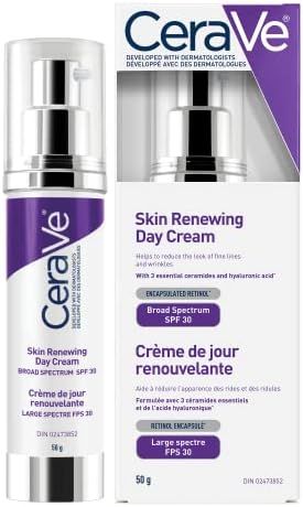 CeraVe RETINOL Face Sunscreen SPF30, Skin Renewing Anti-aging Daily Moisturizing Cream for Fine L... | Amazon (CA)