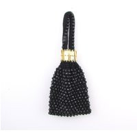 Vintage Black Beaded Bag - Handbag Evening Purse Art Deco Beggar's Flapper | Etsy (US)