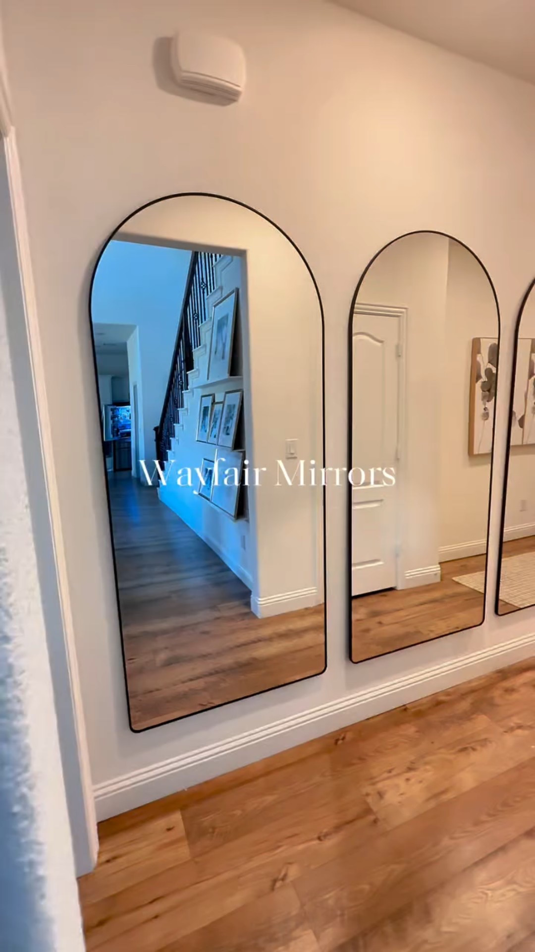 #advertising 

Wayfair mirrors for the win ✨ Still in love with this project we worked on this year. We had the vision of creating a hallway of mirrors, and Wayfair had exactly what we needed. One of my favorite transformations to date.

#Wayfair #mirror #hallwaydecor #hallwaydesign #homedecor #homemaker #homedesign #hallwayinspo #neutraldecor