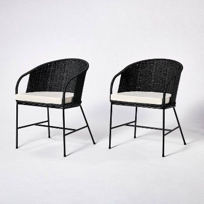 2pc Westcliff Seagrass Dining Chairs - Threshold™ designed with Studio McGee | Target