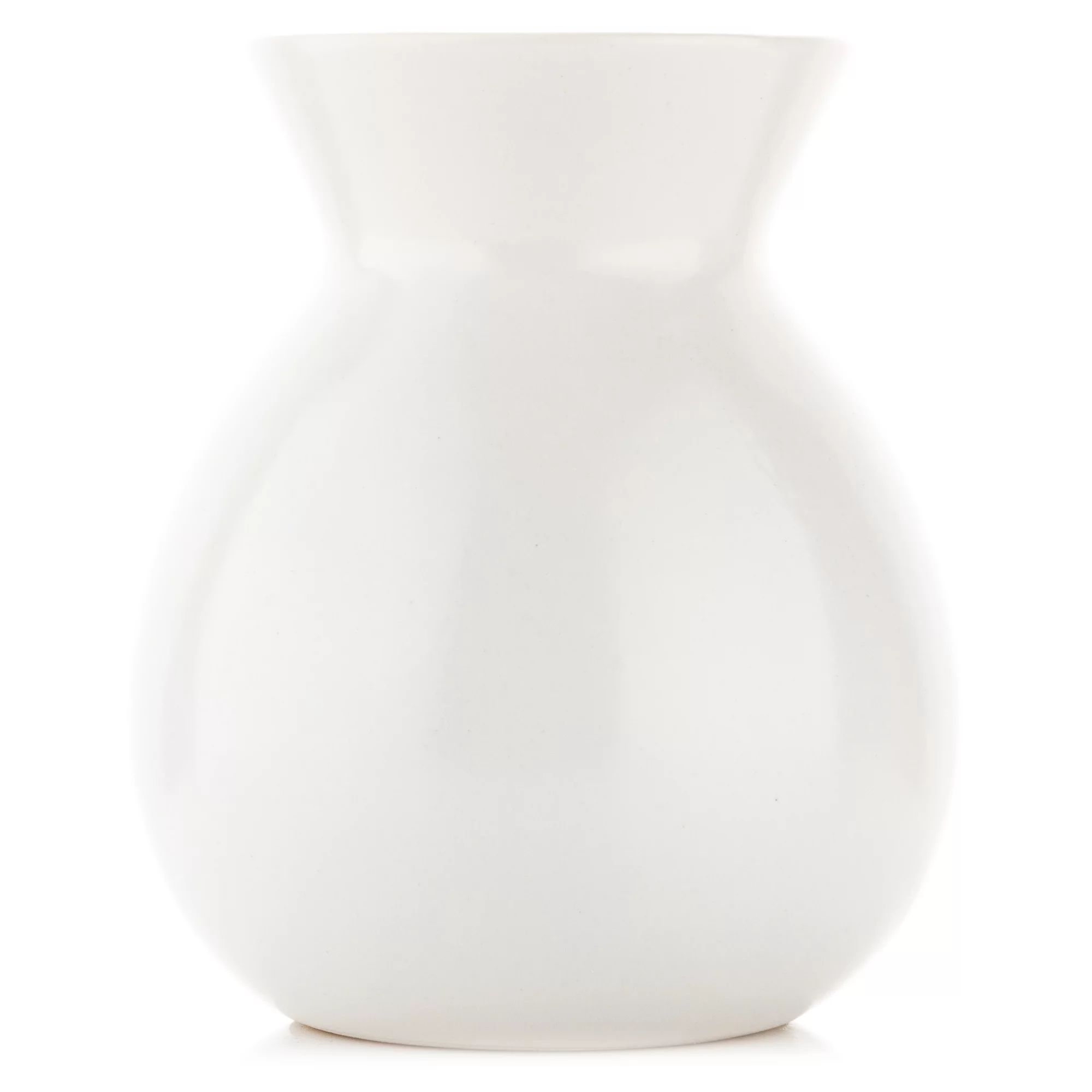 Better Homes & Gardens White Rustic Ceramic Decorative Table Vase | Walmart (US)
