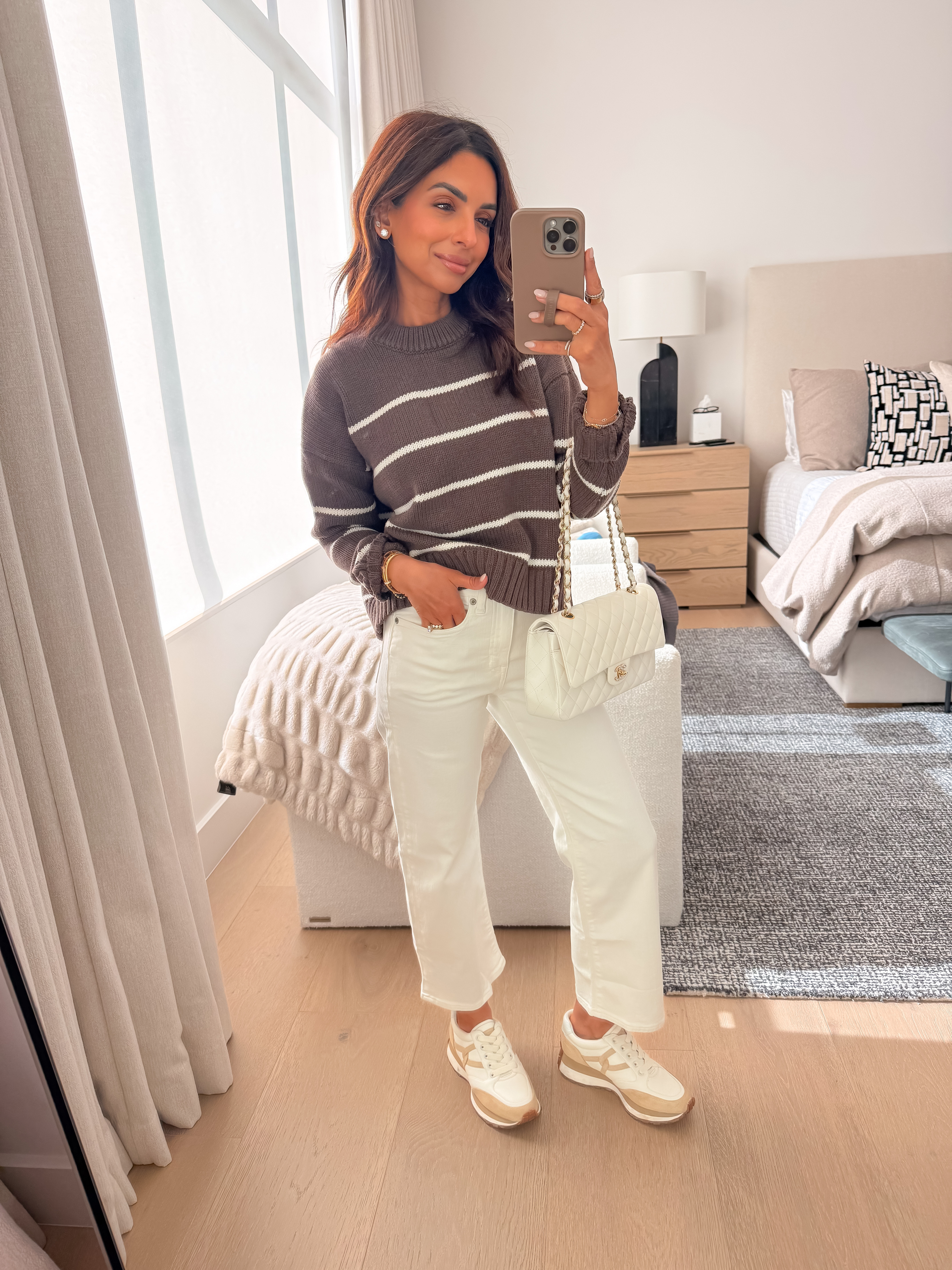 I’ve been loving Quince sweaters! This is under $50 and comes in 3 other colors. So cozy and easy to style with white pants and sneakers!

#LTKstyletip #LTKfindsunder50

#LTKSeasonal