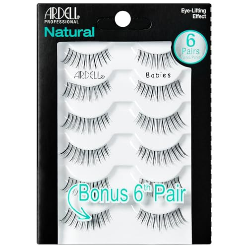 Ardell False Eyelashes Natural Lashes Babies Black - Lightweight, Short Length, Reusable Fake Lashes, 1 Pack | Amazon (US)
