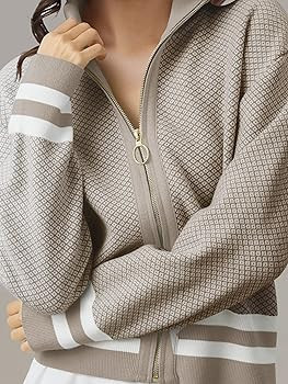 SuperPrity Cardigan Sweaters for Women Long Sleeve Zip Up Lightweight Knit Jacket 2024 Fashion Fa... | Amazon (US)