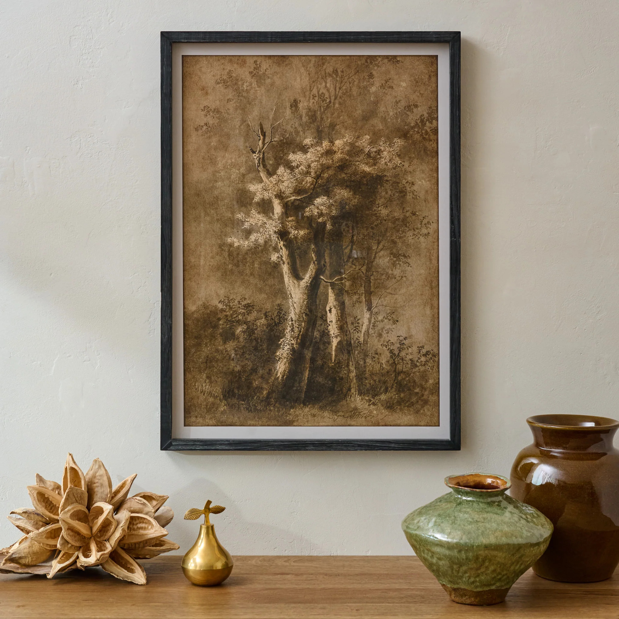 Oversized Whispers of the Oak Framed Print | Magnolia