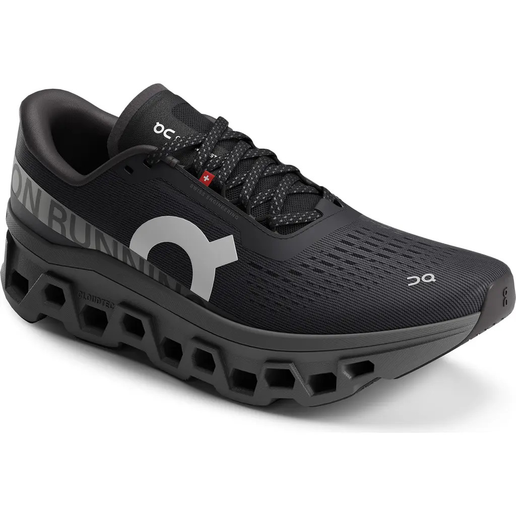 Cloudmonster 1 Running Shoe in Black at Nordstrom, Size 6 | Nordstrom
