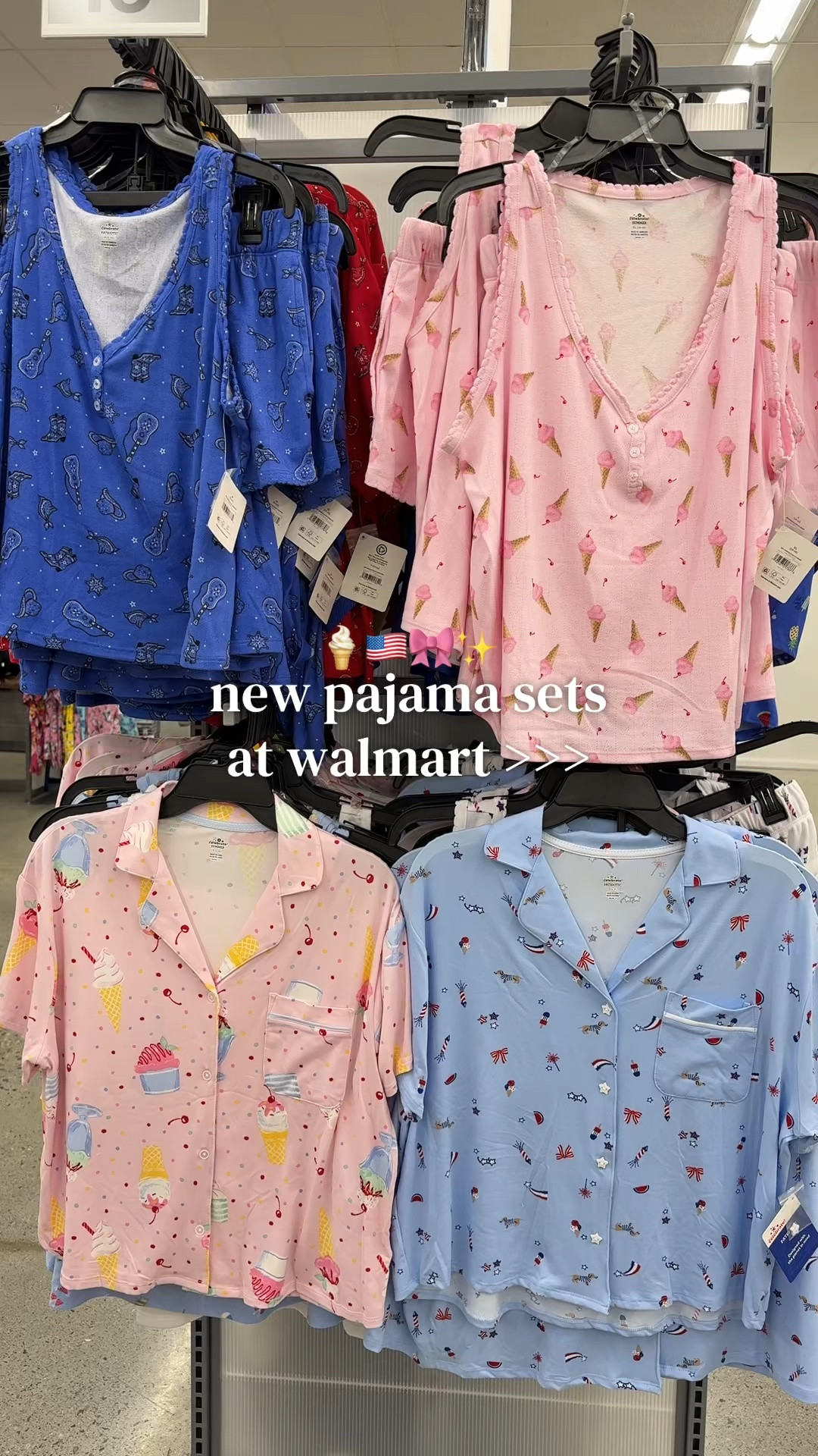 walmart’s new summer pajama sets 🎀🇺🇸🍦

#LTKSaleAlert #LTKSeasonal #LTKMidsize